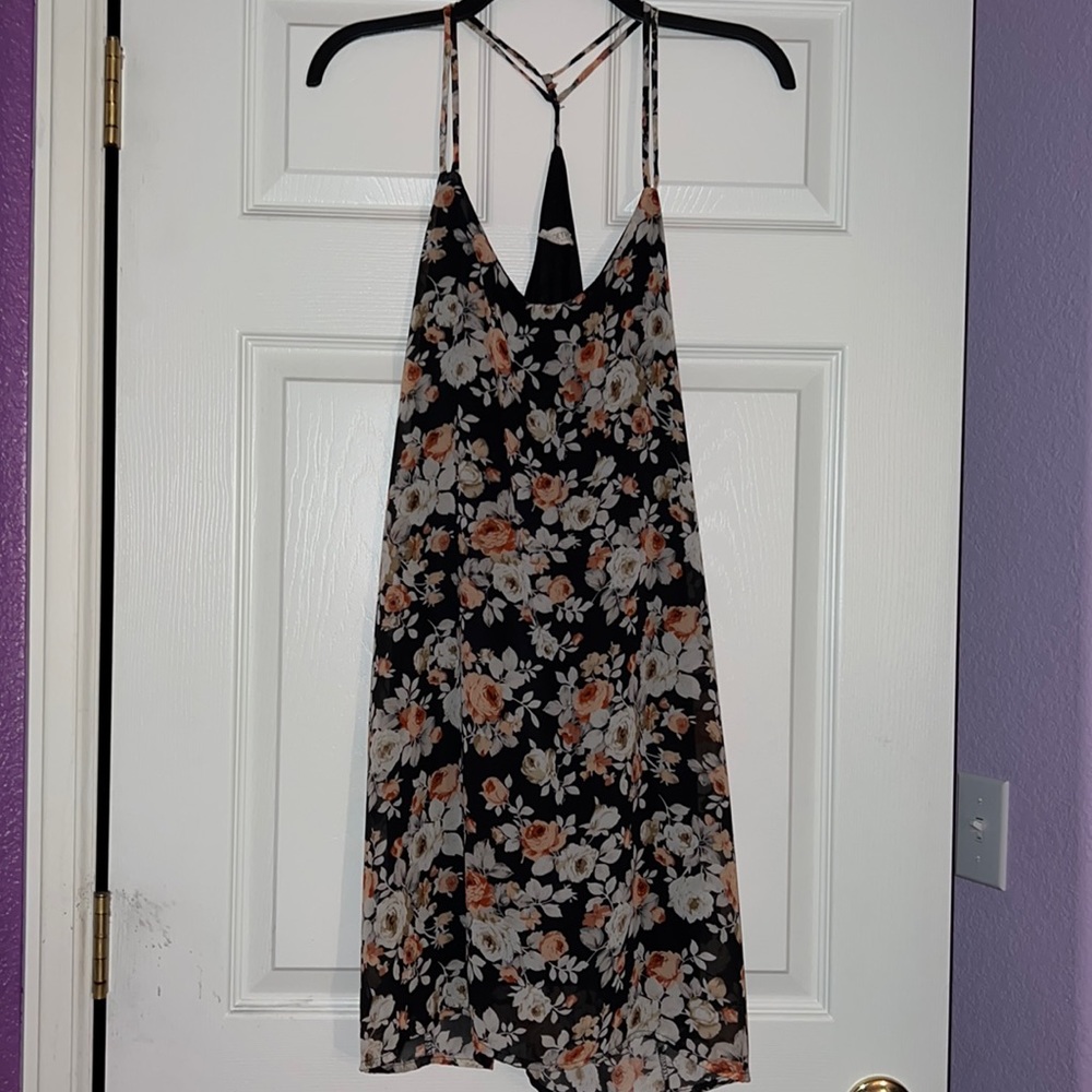 Flower pattern dress